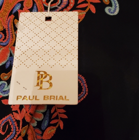 New Paul Brial multicolored midi dress - Picture 3 of 4